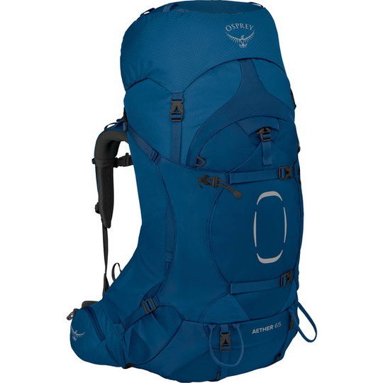 Osprey Aether 65 - Deep Water Blue - Miehet - S/M - Partioaitta