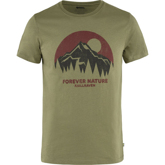 Fjällräven Nature T-shirt M - Green - Miehet - L - Partioaitta