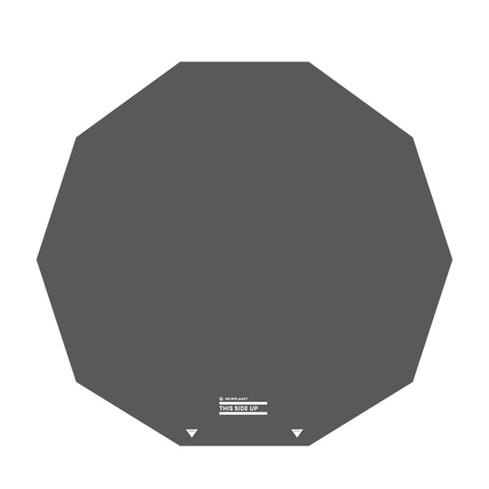 Heimplanet Cave Ground Sheet - Grey - OneSize - Partioaitta