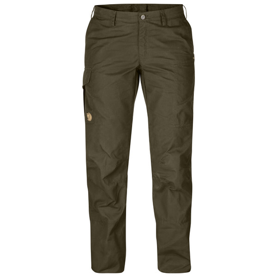 Fjällräven Karla Pro Trousers Curved W - Dark Olive - Naiset - 34 - Partioaitta