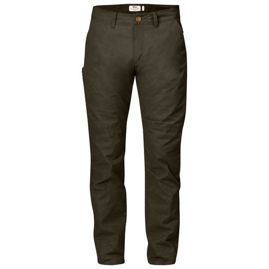 Fjällräven Sörmland Tapered Trousers M - Dark Olive - Miehet - 44 - Partioaitta