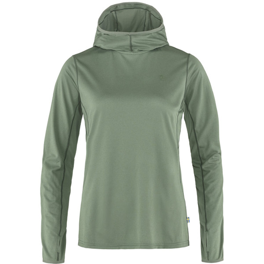 Fjällräven Abisko Sun-hoodie W - Patina Green - Naiset - L - Partioaitta