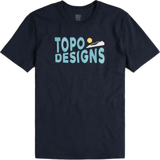 Topo Designs Sunrise Tee M - Navy - Miehet - S - Partioaitta