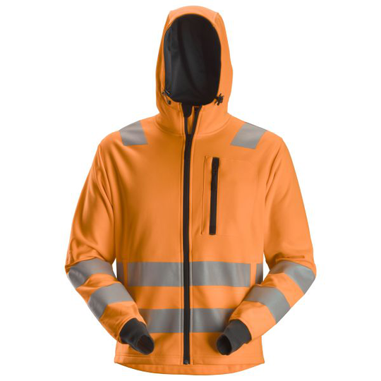 Snickers 8039 AllroundWork Huppari heijastimet, oranssi XS