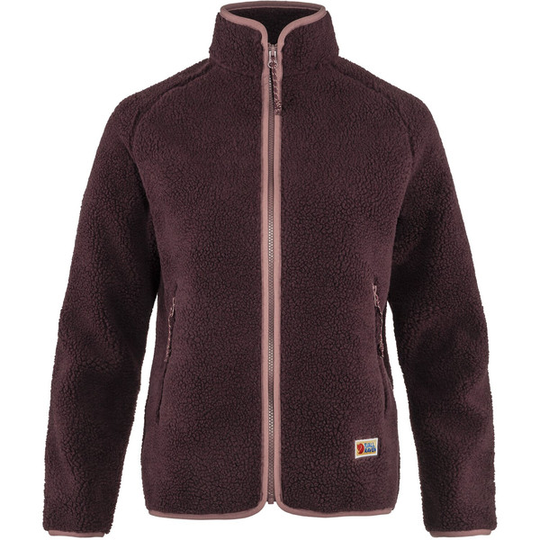 Fjällräven Vardag Pile Fleece W - Dark Garnet - Naiset - L - Partioaitta