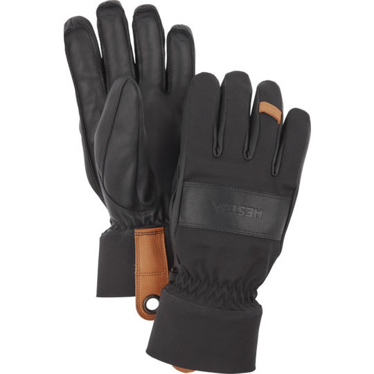 Hestra Highland Glove - 5 Finger - Black - Unisex - 8 - Partioaitta