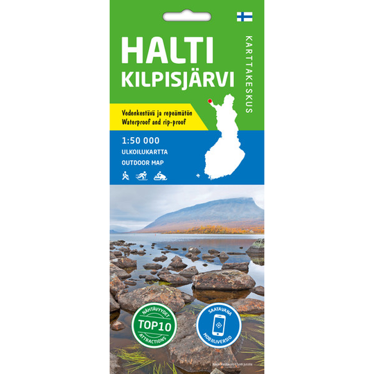 Karttakeskus Halti Kilpisjärvi 1:50 000 - Nocolor - OneSize - Partioaitta
